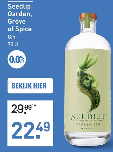 Aanbieding: Seedlip Garden 70CL