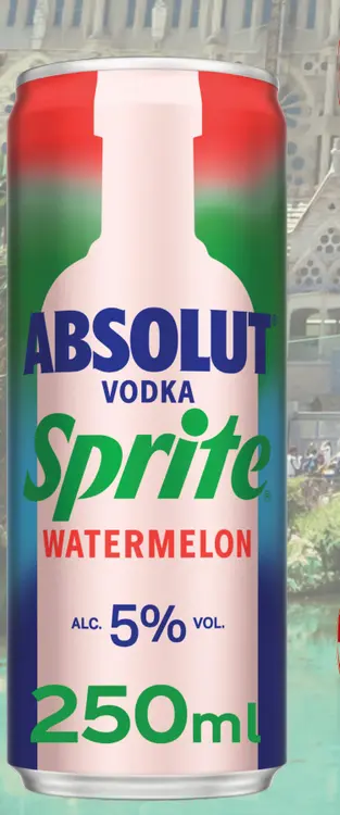 Aanbieding: Absolut Vodka Sprite Watermelon