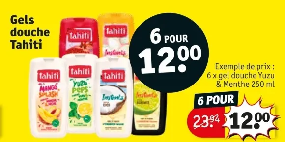 Offre: Gels douche