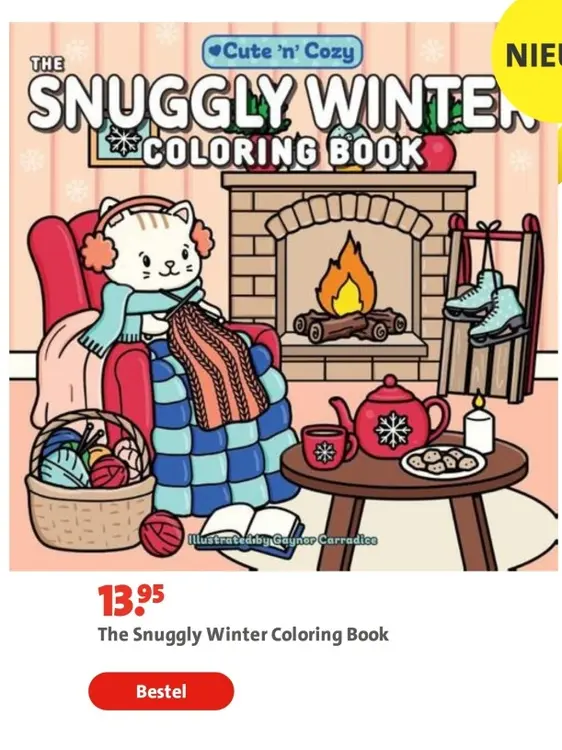 Aanbieding: The Snuggly Winter Coloring Book