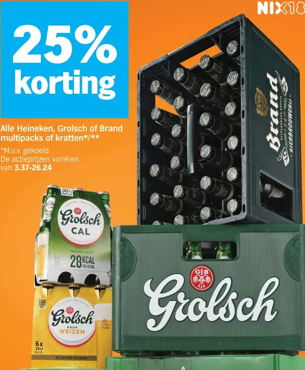 Aanbieding: Multipacks of kratten