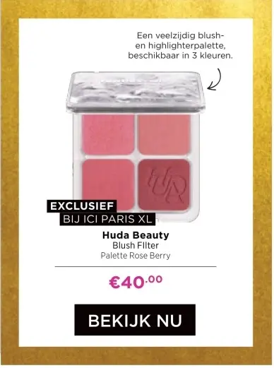 Aanbieding: Blush Filter Palette Rose Berry