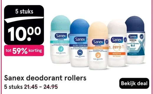 Aanbieding: deodorant rollers