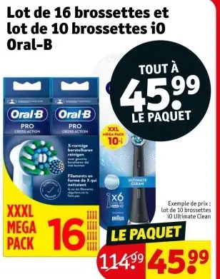 Offre: Lot de 16 brossettes et lot de 10 brossettes