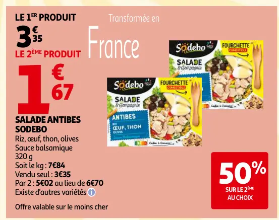 Offre: Salade antibes