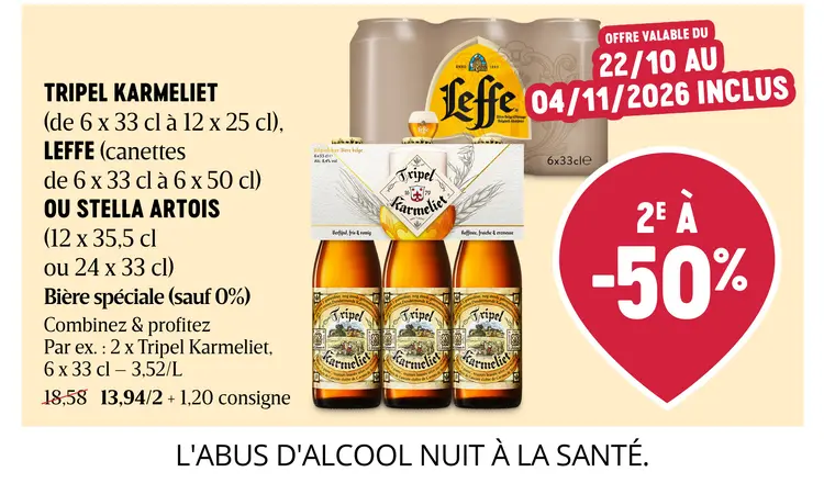 Offre: Bière spéciale