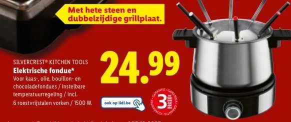 Aanbieding: Elektrische fondue