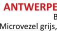 Aanbieding: Badjas Antwerpen S/M microvezel grijs