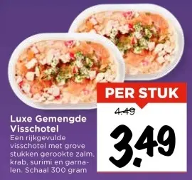 Aanbieding: Luxe Gemengde Visschotel