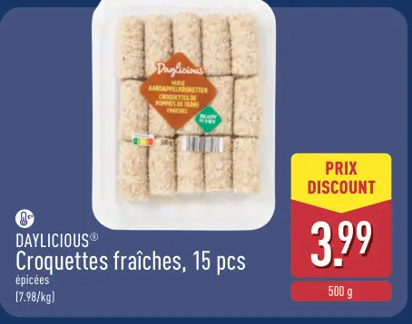 Offre: Croquettes fraîches