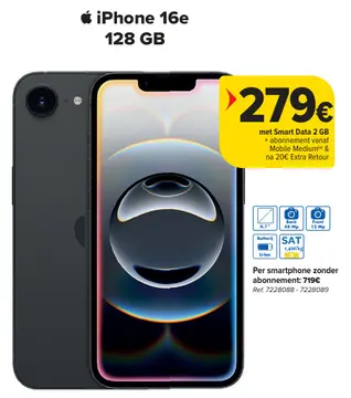 Aanbieding: iPhone 13e