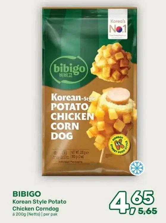 Aanbieding: Korean Style Potato Chicken Corndog