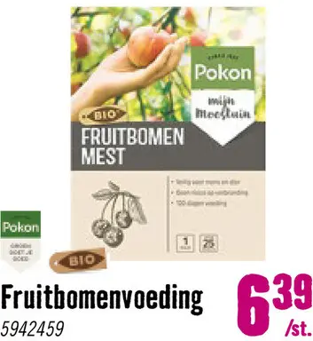 Aanbieding: POKON Bio Fruitbomen mest 1 kg