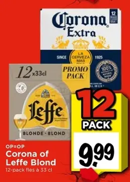 Aanbieding: Corona of Leffe Blond