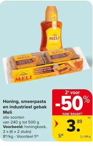 Promotie: Honing, smeerpasta en industrieel gebak