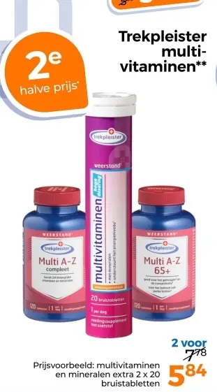 Aanbieding: Trekpleister multivitaminen