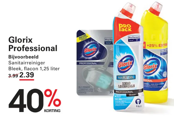 Aanbieding: Glorix Professional