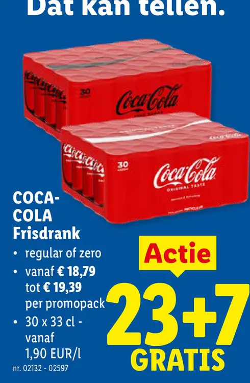 Promotie: Coca-Cola Frisdrank
