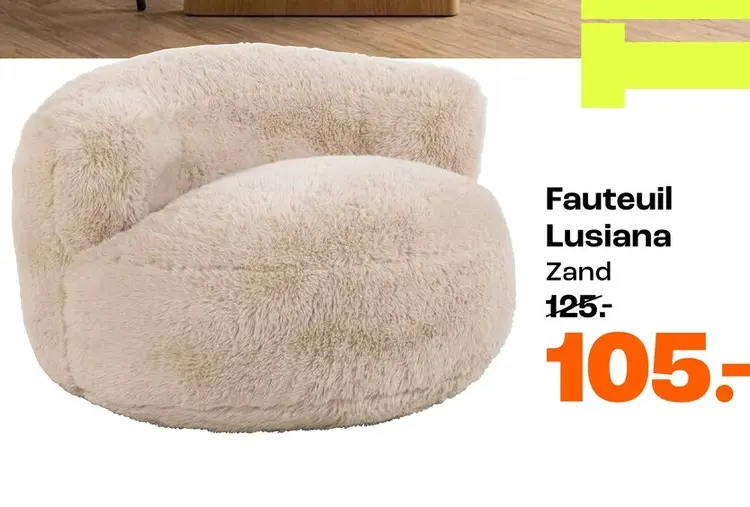 Promotie: Fauteuil Lusiana