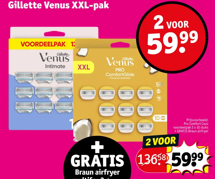 Aanbieding: Gillette Venus XXL-pak