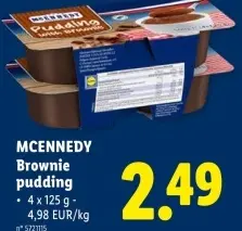 Offre: Brownie pudding