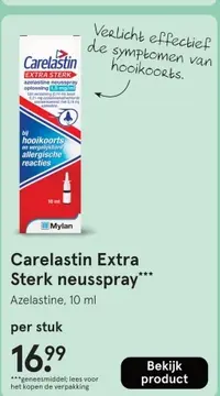 Aanbieding: Carelastin Extra Sterk neusspray