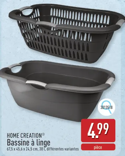 Offre: Bassine à linge