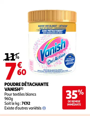 Promotie: Poudre détachante