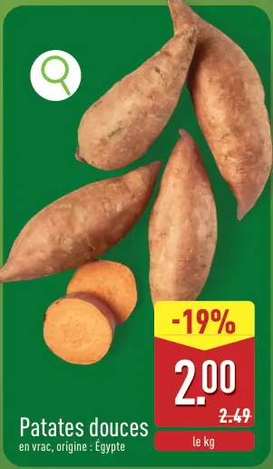 Offre: Patates douces