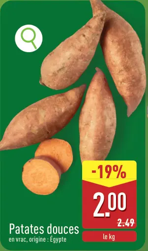 Offre: Patates douces