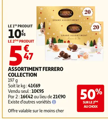Promotie: Assortiment FERRERO collection