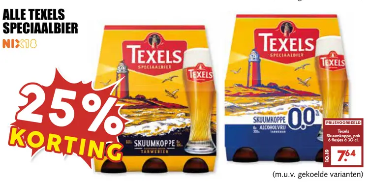 Aanbieding: Texels Speciaalbier Skuumkoppe