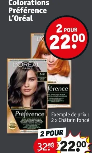 Offre: Colorations Préférence