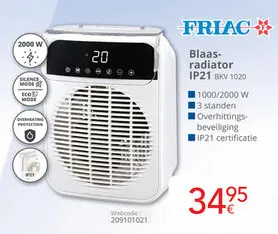 Promotie: Blaasradiator
