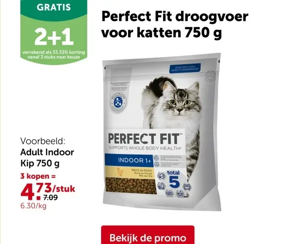 Promotie: Perfect Fit droogvoer voor katten