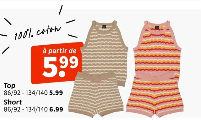 Offre: Top & short