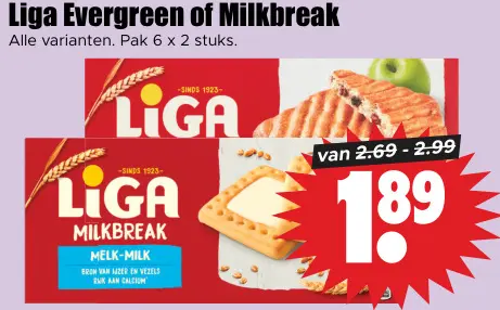 Aanbieding: Evergreen of Milkbreak