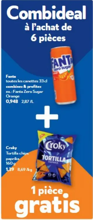 Offre: Fanta Zero Sugar Orange