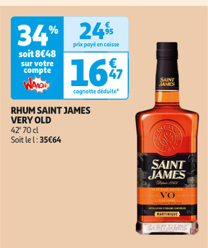 Aanbieding: RHUM SAINT JAMES VERY OLD