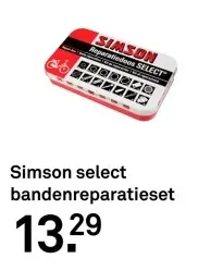 Aanbieding: Simson select bandenreparatieset