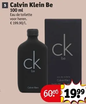 Promotie: Calvin Klein Be