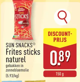 Aanbieding: Frites sticks naturel