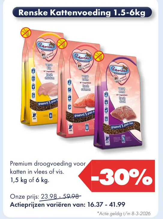 Aanbieding: Renske Kattenvoeding
