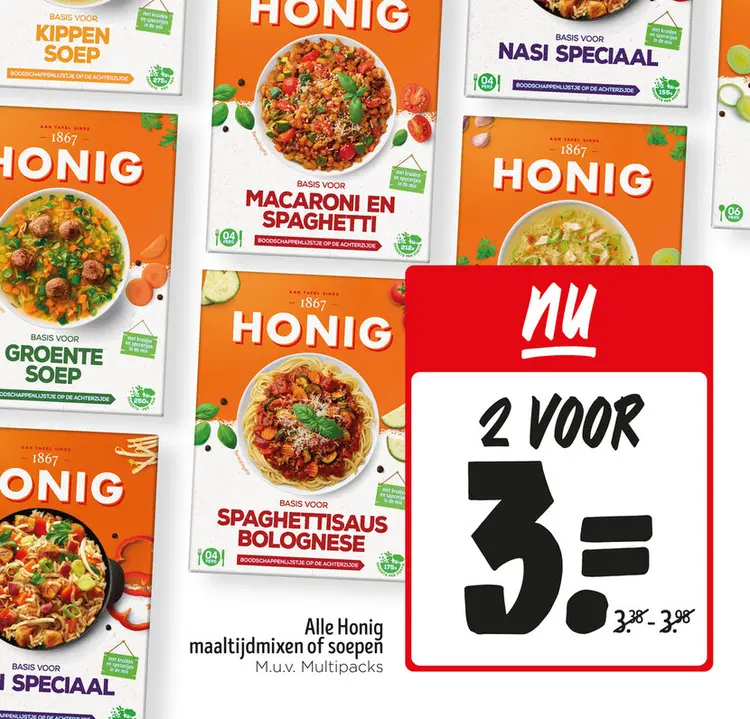 Aanbieding: Alle maaltijdmixen of soepen