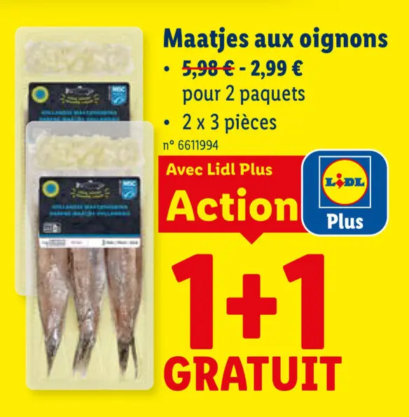 Offre: Maatjes aux oignons