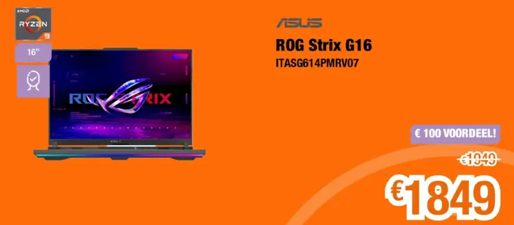 Promotie: ROG Strix G16