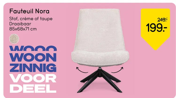 Aanbieding: Fauteuil Nora