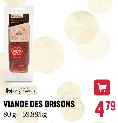 Offre: Viande des grisons