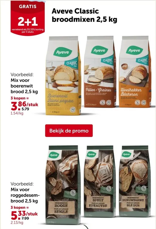Promotie: Aveve Classic broodmixen