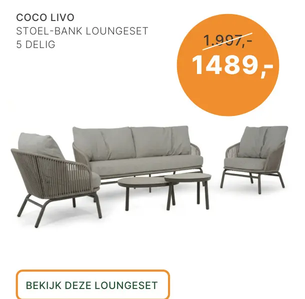 Aanbieding: Loungeset